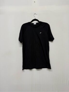GYMSHARK Men's Activewear T-Shirt Size L in Black